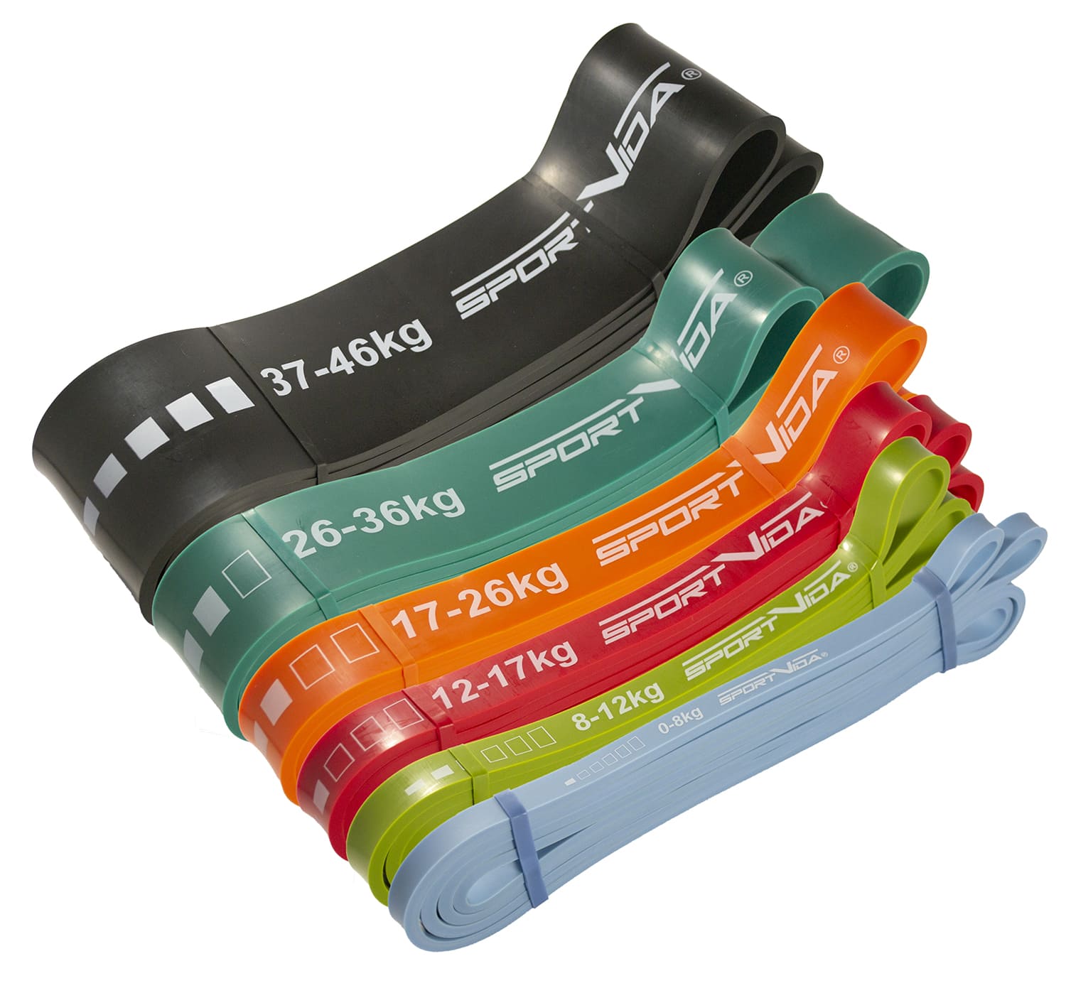 Эспандер-петля SportVida Power Band 6 шт 0-46 кг SV-HK0190-3
