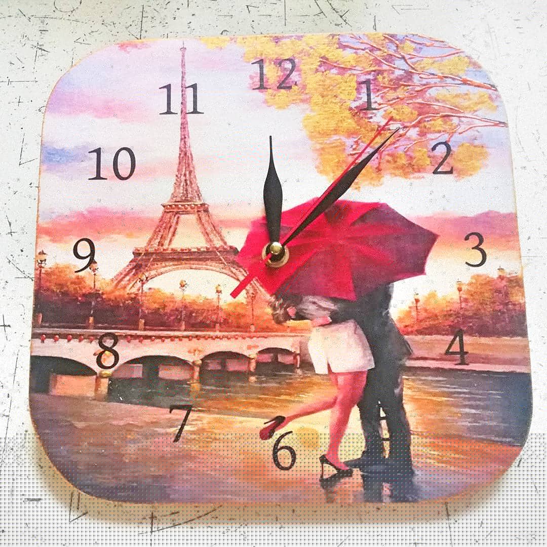 Часы настенные интерьерные Okl Gifts 25х25 см 243