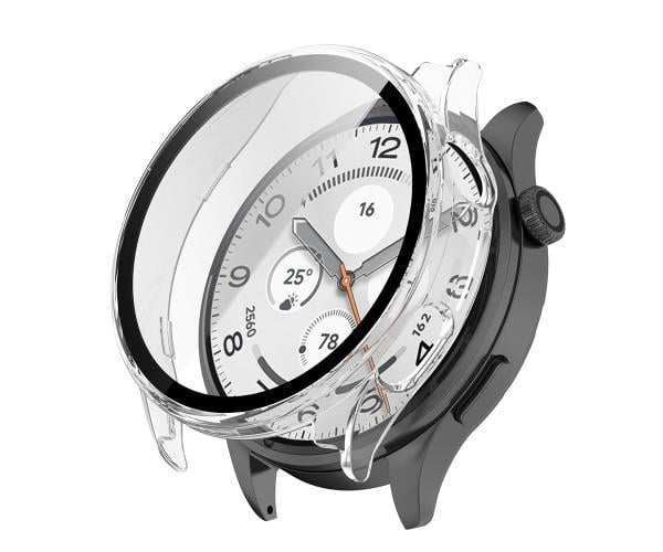 Чехол с защитным стеклом Protective Cover with Glass для Xiaomi Watch 5 Прозрачный