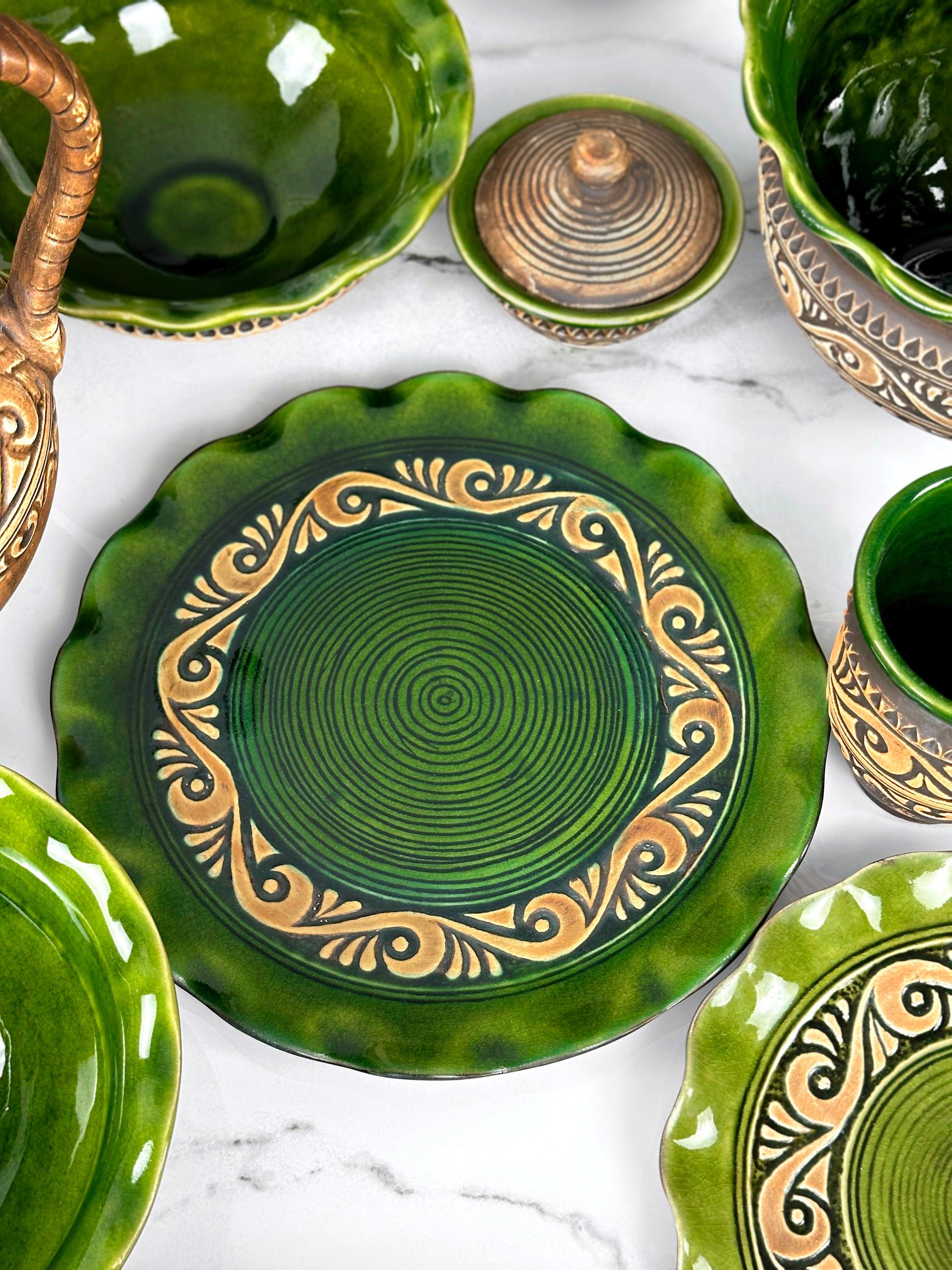 Набор глиняной посуды Рождество на 4 человек Гражда Коричневый (17019-41) - фото 5