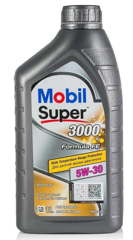 Моторное масло Mobil Super 3000 Formula FE 5W-30 1 л