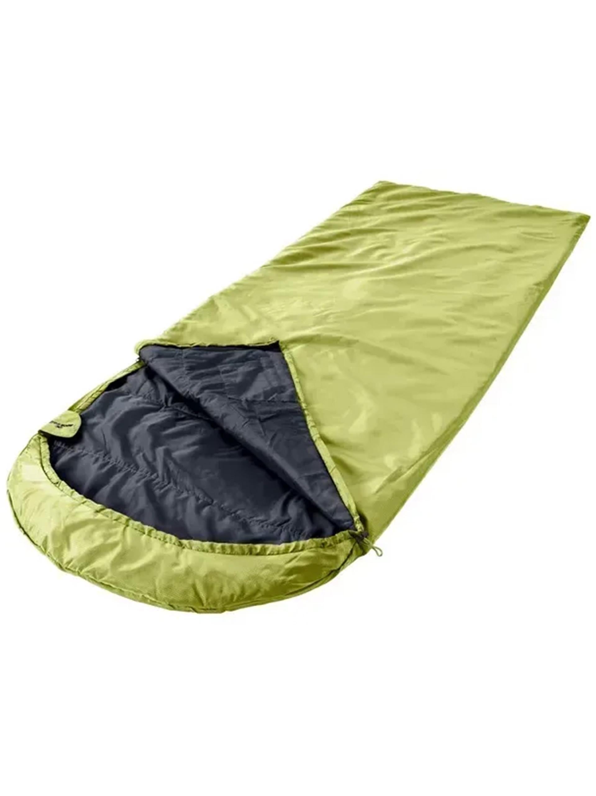 Спальний мішок Rocktrail літній +13°C з компресійним мішком Салатовий (2972412377)