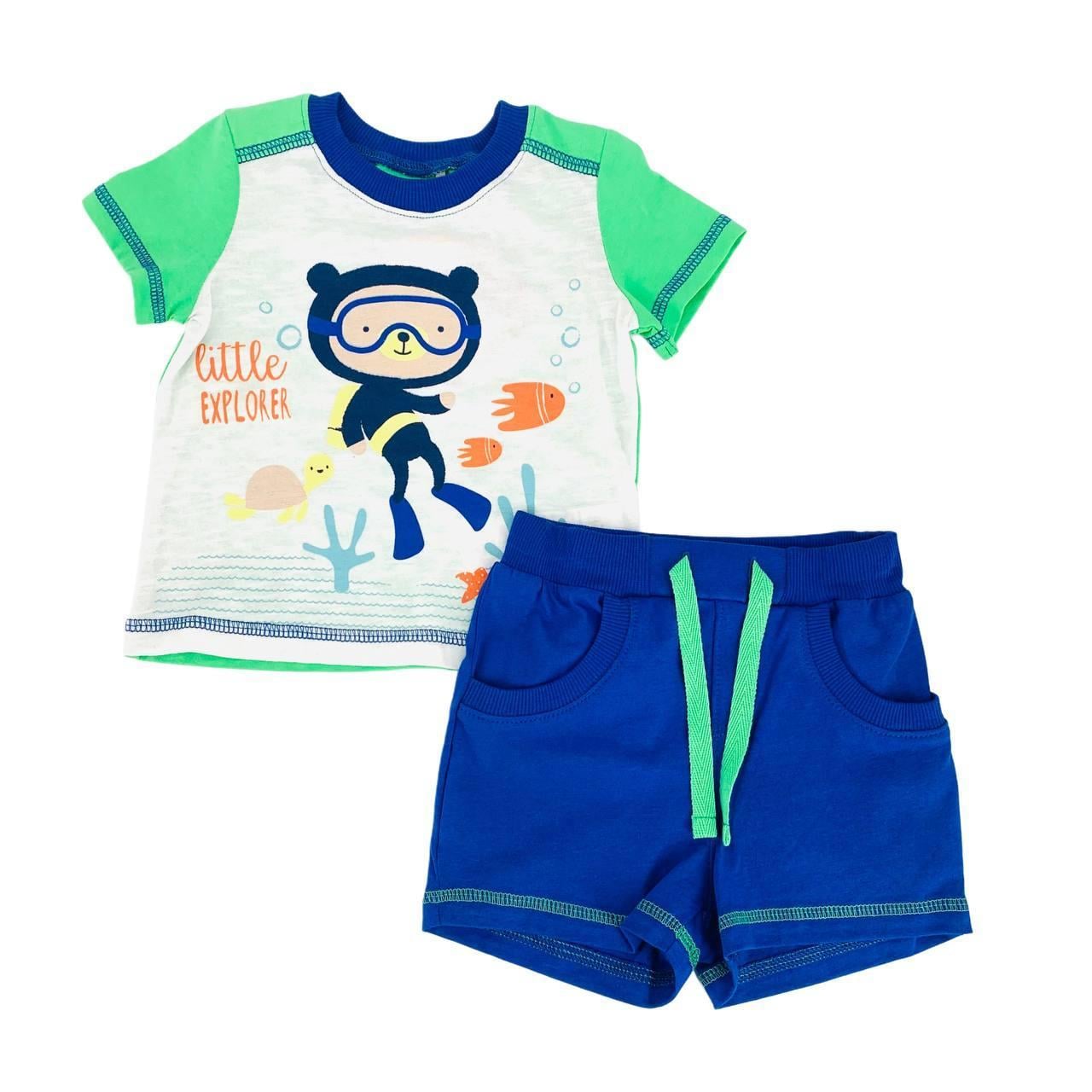 Комплект Bembi 495/74 little explorer футболка/шорти 74 см 6-9 міс. (2421043193)