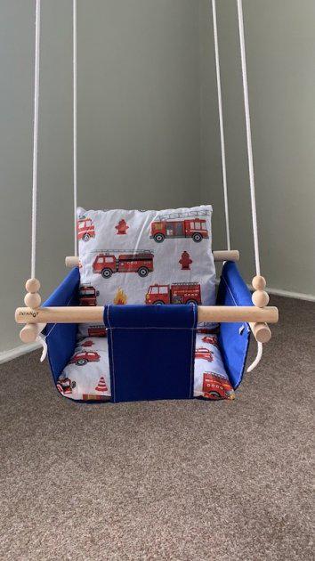 Дитяча гойдалка Infancy Пожежники Синій (9675281) - фото 2 Дитяча гойдалка Infancy Пожежники Синій (9675281) - фото 2