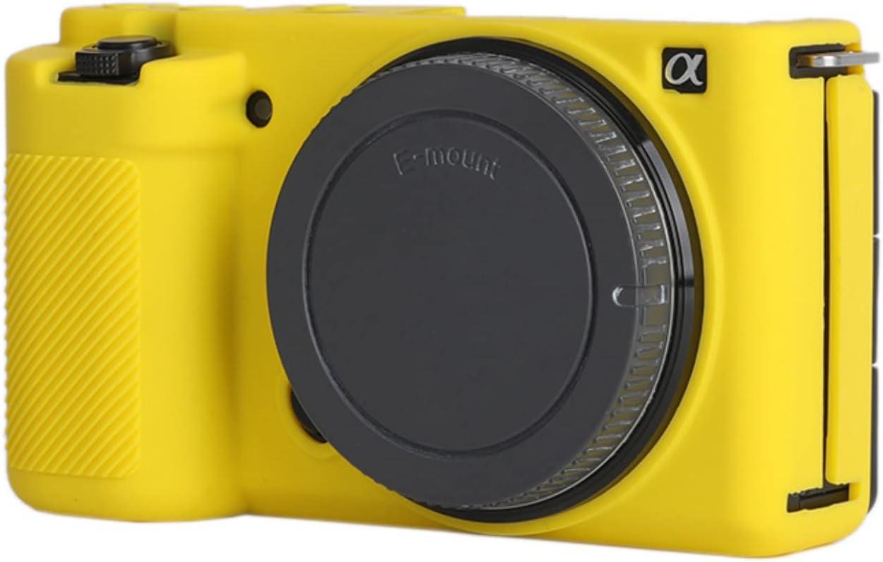 Чехол защитный силиконовый для фотоаппаратов Sony ZV-E10 Желтый