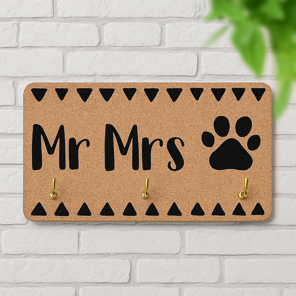 Ключница настенная Presentville Mr. Mrs. 10х15 см (KEDL_21S010)