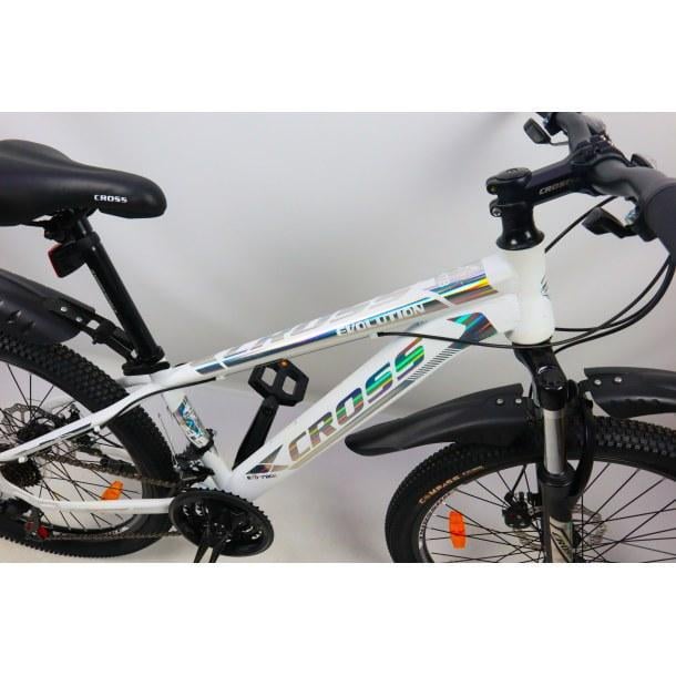 Велосипед Cross Evolution V-1 MTB от 175 см 2020 27,5" 17" Белый (1500228276) - фото 2