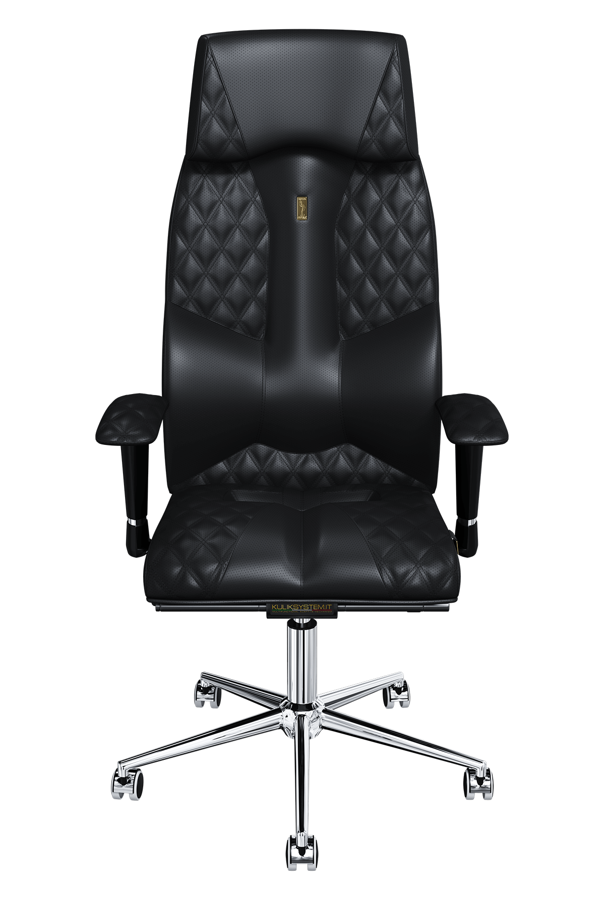 Крісло ергономічне Kulik System Business Чорний (Id 0601)