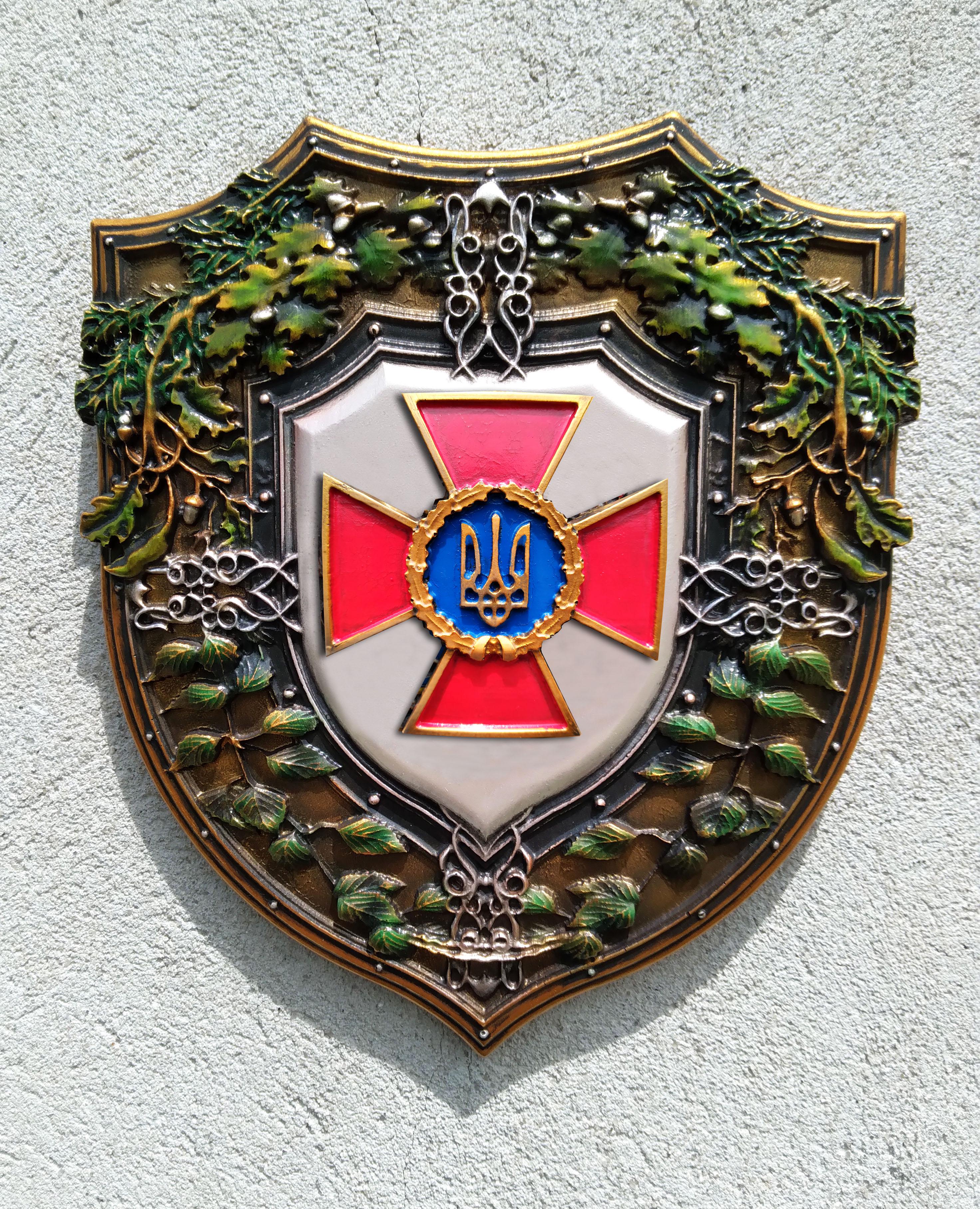 Панно настінне з емблемою ЗСУ 170х190х16 мм