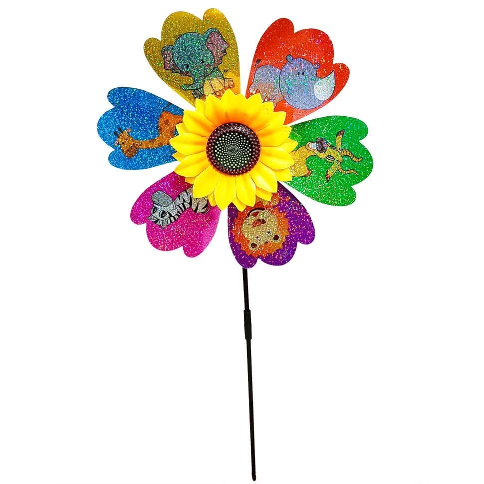 Дитяча іграшка Вітряк Тварини МR 1225-3 Квітка d 28/48 см (26129387) Дитяча іграшка Вітряк Тварини МR 1225-3 Квітка d 28/48 см (26129387)