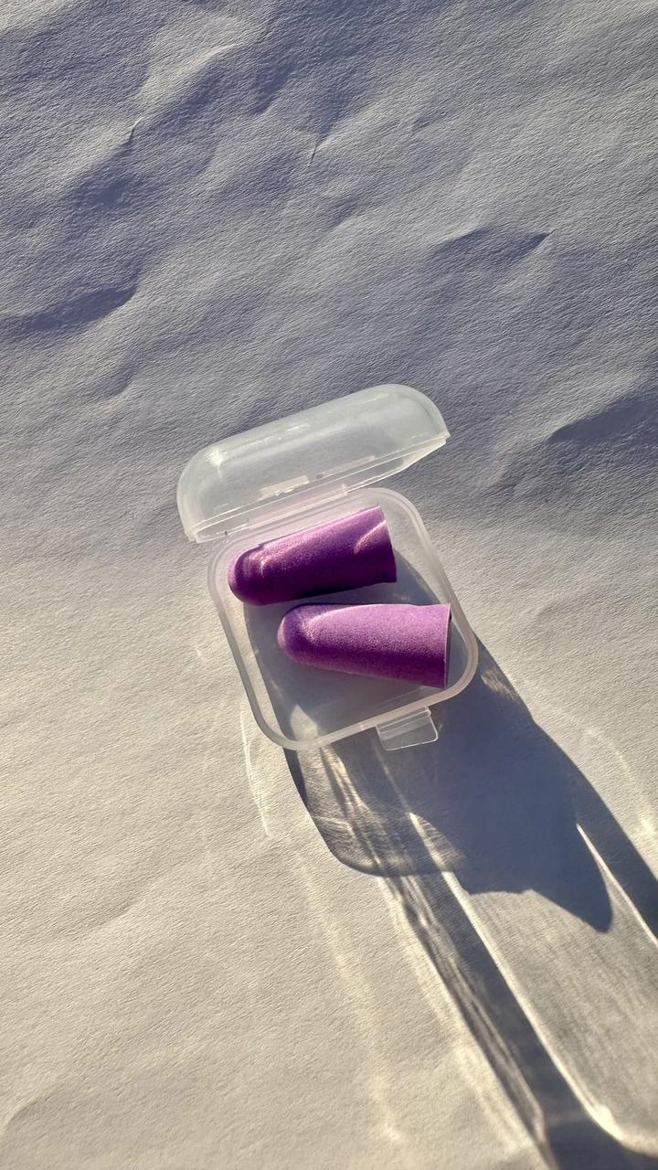 Беруші поліуретанові з ефектом памʼяті/шумозаглушення до 25 дБ і з футляром (04-5) - фото 3 Беруші поліуретанові з ефектом памʼяті/шумозаглушення до 25 дБ і з футляром (04-5) - фото 3