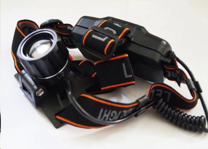 Налобный фонарь аккумуляторный светодиодный фонарик на лоб (496516464)