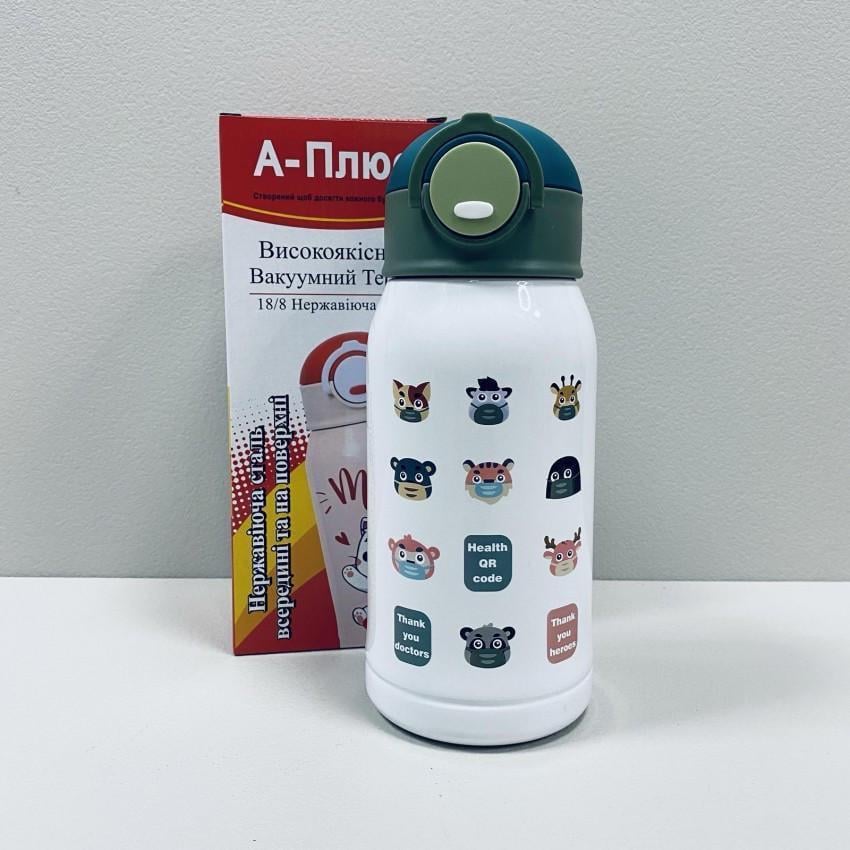 Термос детский A-PLUS 1777 с трубочкой из нержавеющей стали 500 мл (2331160724)