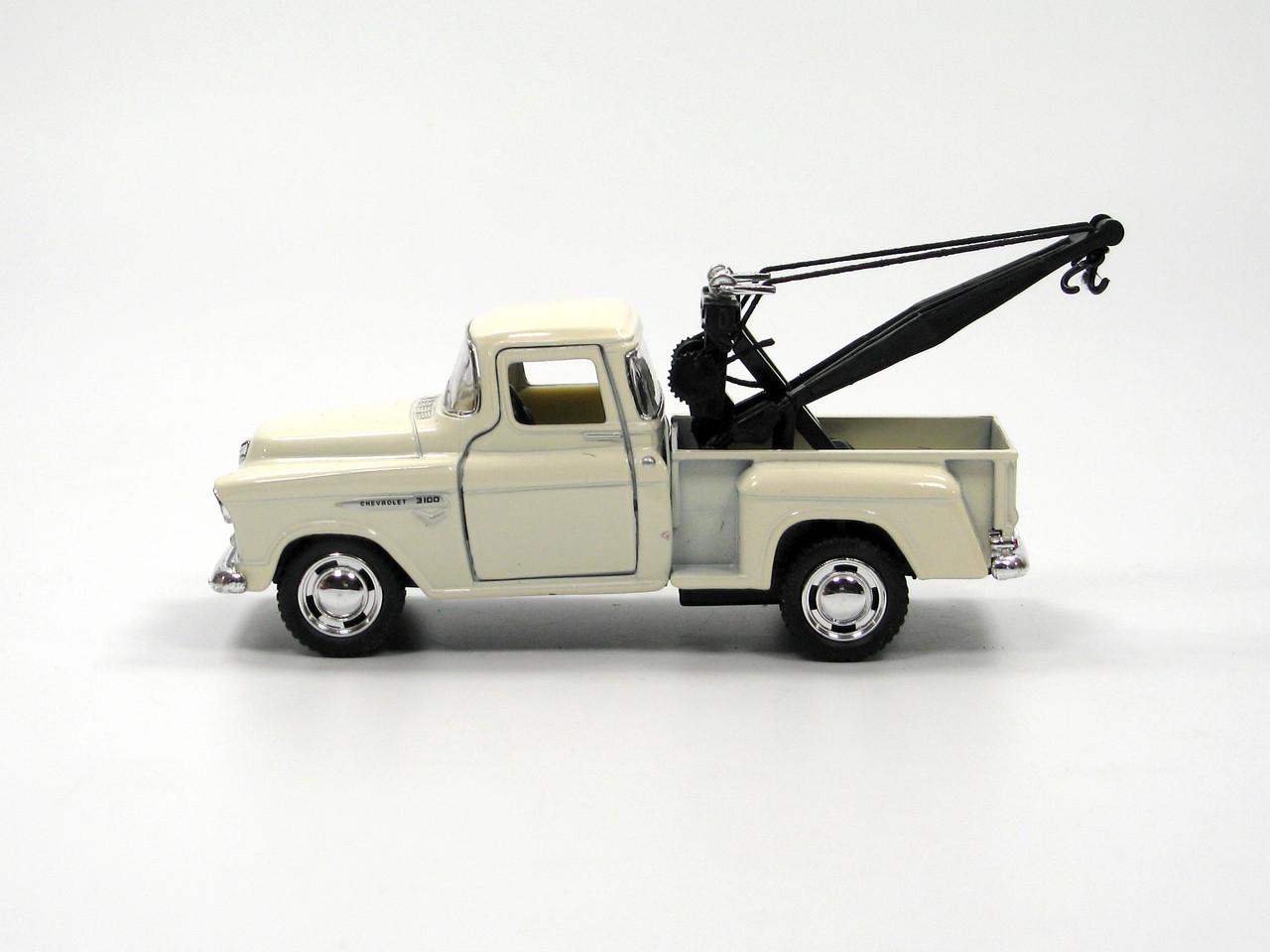Машинка Kinsmart металлическая Chevy 3100 Stepside Tow Truck 1955 (KT5378W) - фото 2 Машинка Kinsmart металлическая Chevy 3100 Stepside Tow Truck 1955 (KT5378W) - фото 2