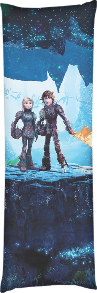 Подушка дакімакура How to train your Dragon 50x150 см (13533996)