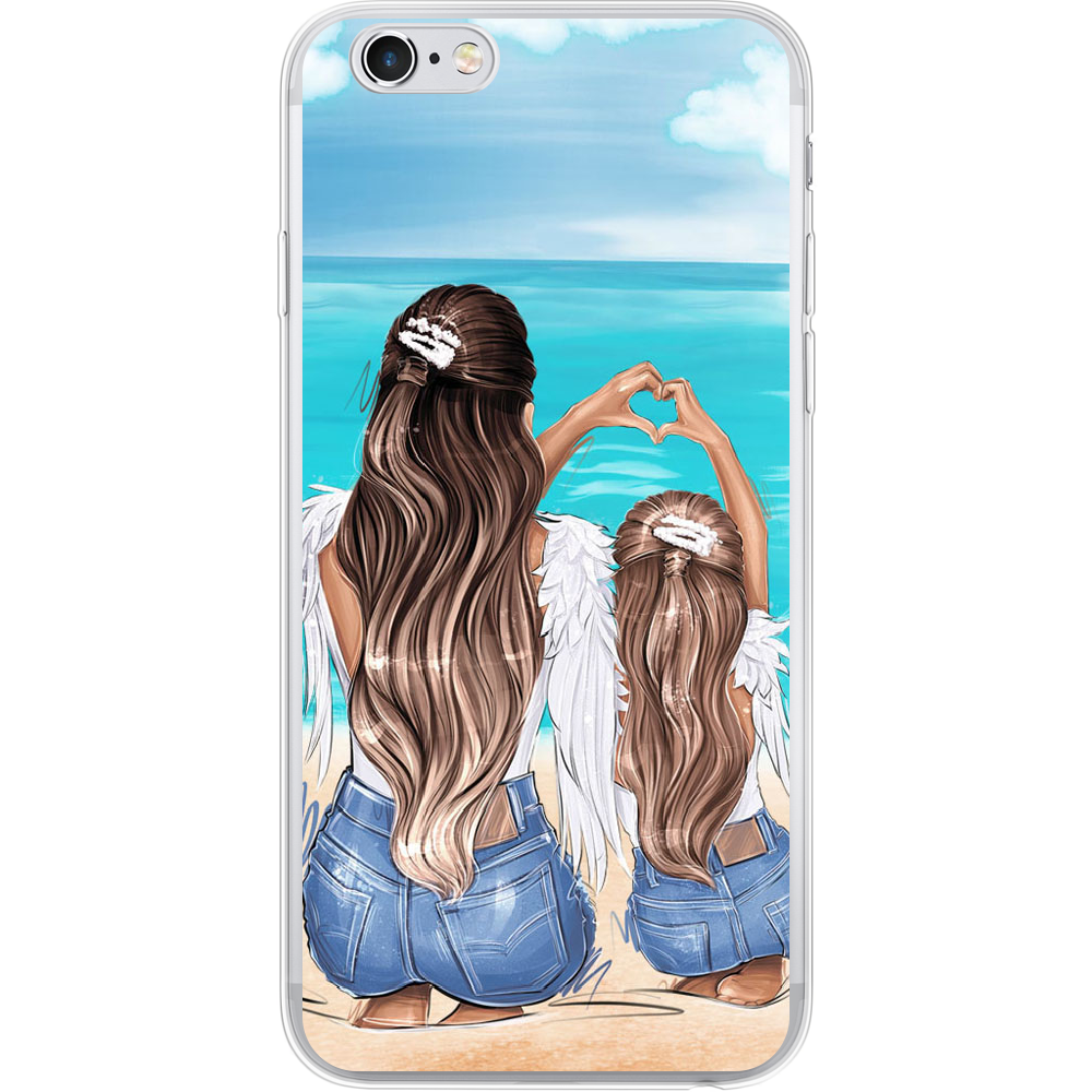 Чехол Boxface iPhone 6 Family Vacation Прозрачный силикон (24523-up2380-24523)