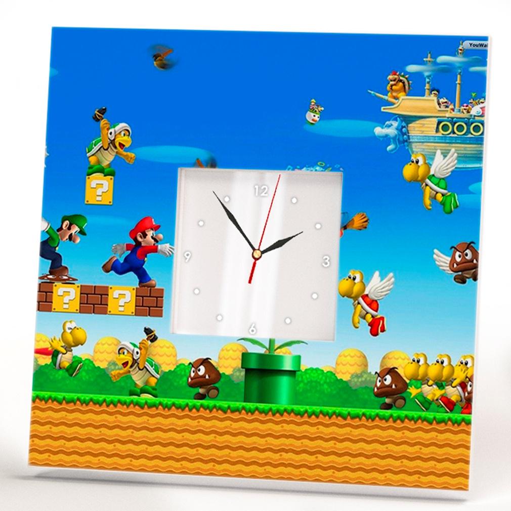 Часы Super Mario Bros Nintendo 260x260 мм (C03428)