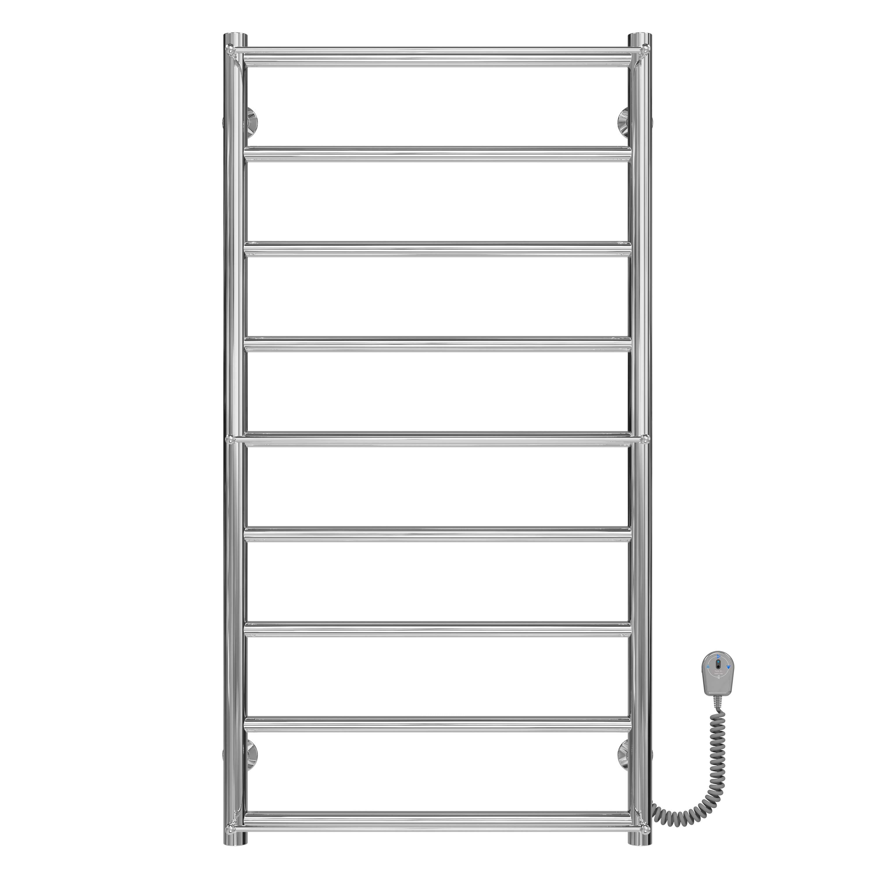 Полотенцесушитель электрический Deffi Ladder П9 EF16 правое подключение нержавеющая сталь 500х1000 мм Хром (C.LK.100.50.9.E.C.R.5)