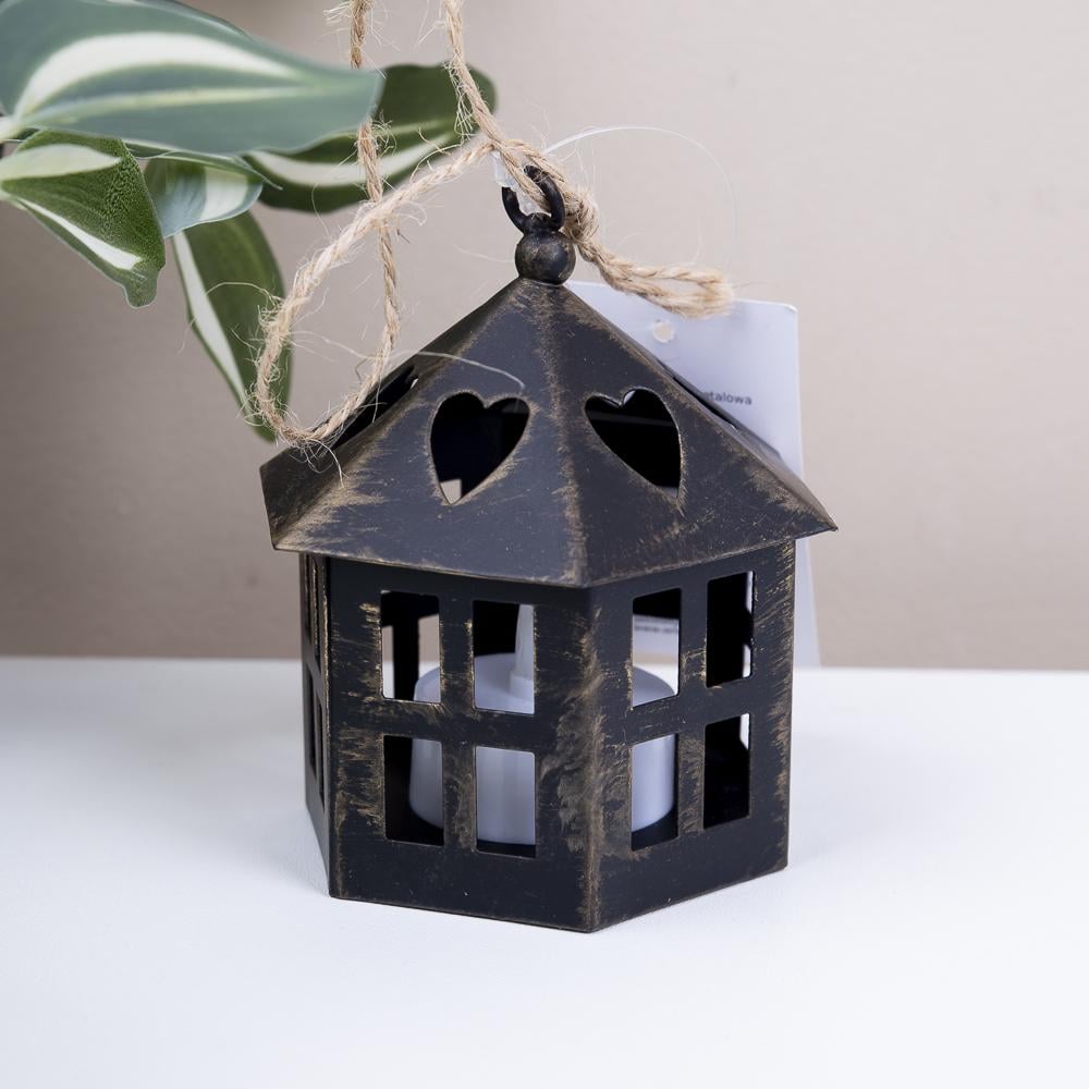 Підсвічник підвісний LED шестикутний 9 см (5991-8) Підсвічник підвісний LED шестикутний 9 см (5991-8)