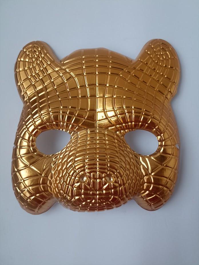 Маска Игра в кальмара медведь Золотой (С 52188)