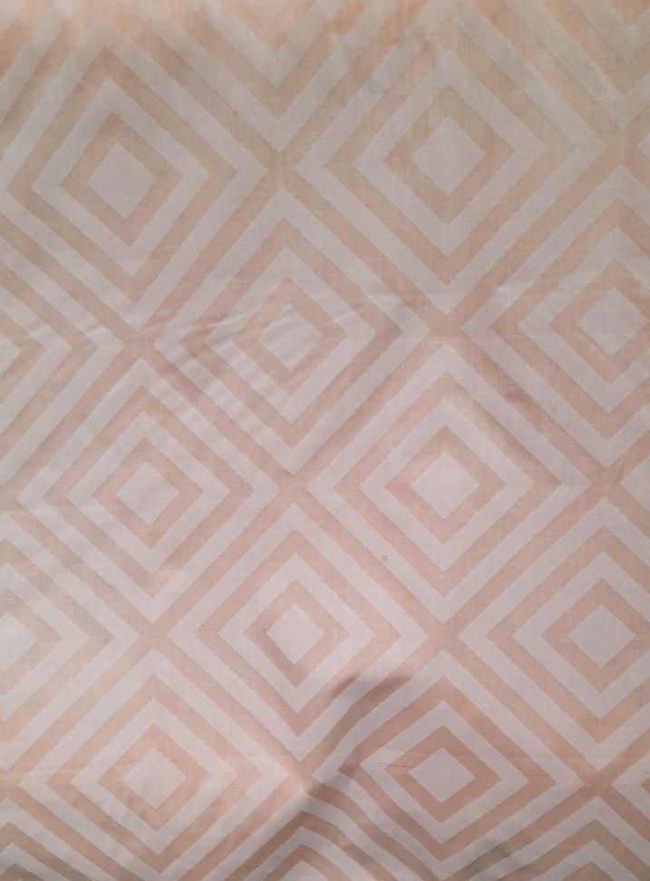 Постельная ткань Ромби Gold набивная люкс бязь 220 Персик