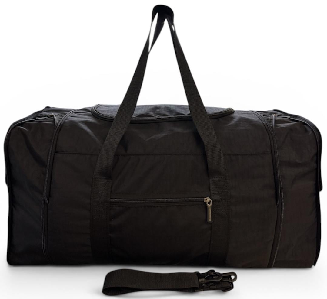 Сумка с ремнем через плечо и регулировкой размера 90 л Черный (3371)