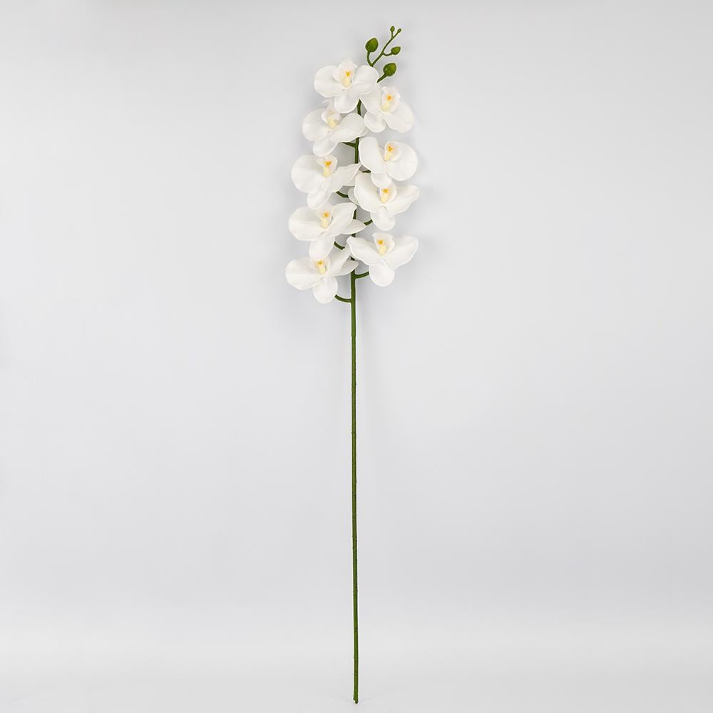 Орхидея искусственная 95 см Белый (2026-021/white)