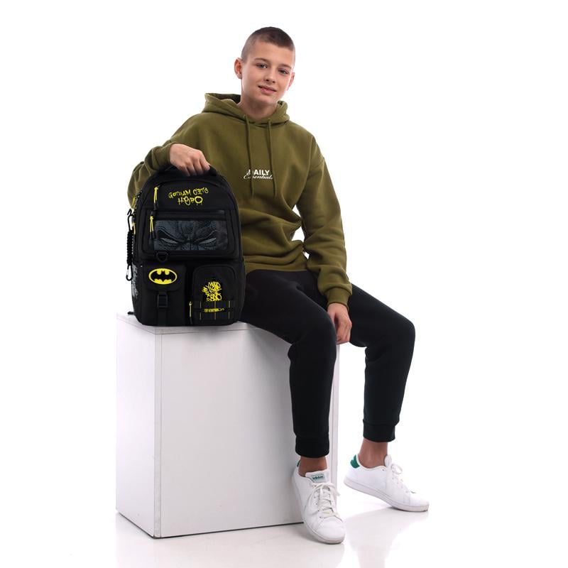 Школьный рюкзак KITE Education teens DC25-2587M Batman с ортопедической спинкой (995315) - фото 6