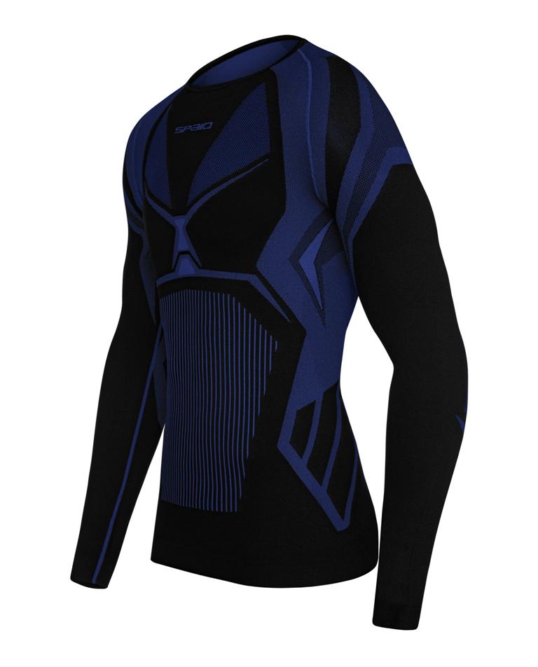 Термокофта мужская Spaio Confidence Long Sleeve Top L Black/Royal Blue (SP-CNFDS1-BLKBL-L) - фото 5