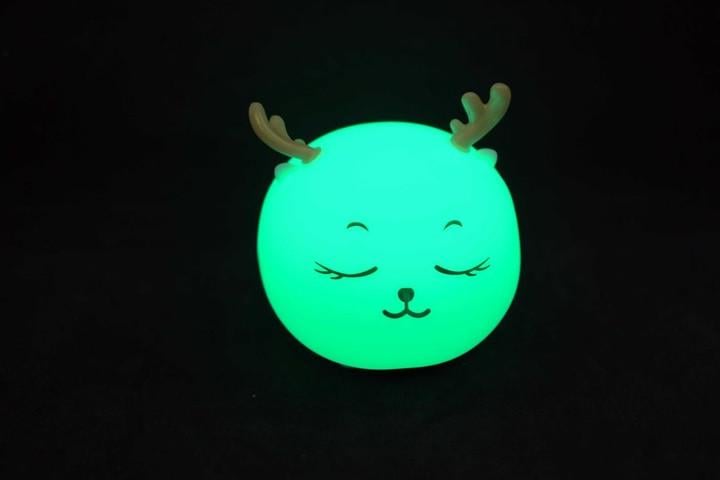 Нічник силіконовий м'який Оленя LED на акумуляторі 7 кольорів Білий (598900817) - фото 4 Нічник силіконовий м'який Оленя LED на акумуляторі 7 кольорів Білий (598900817) - фото 4