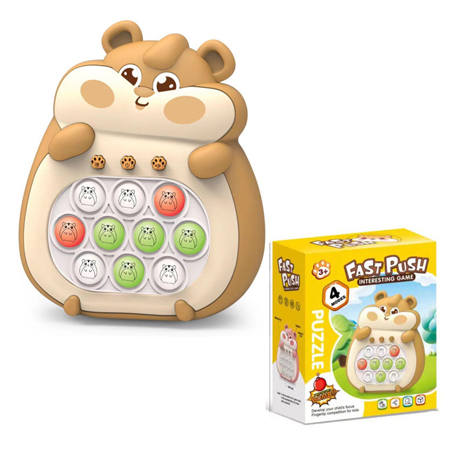 Інтерактивна іграшка Quick Push Game Pop It 999 рівнів Chipmunk Brown (13746010)