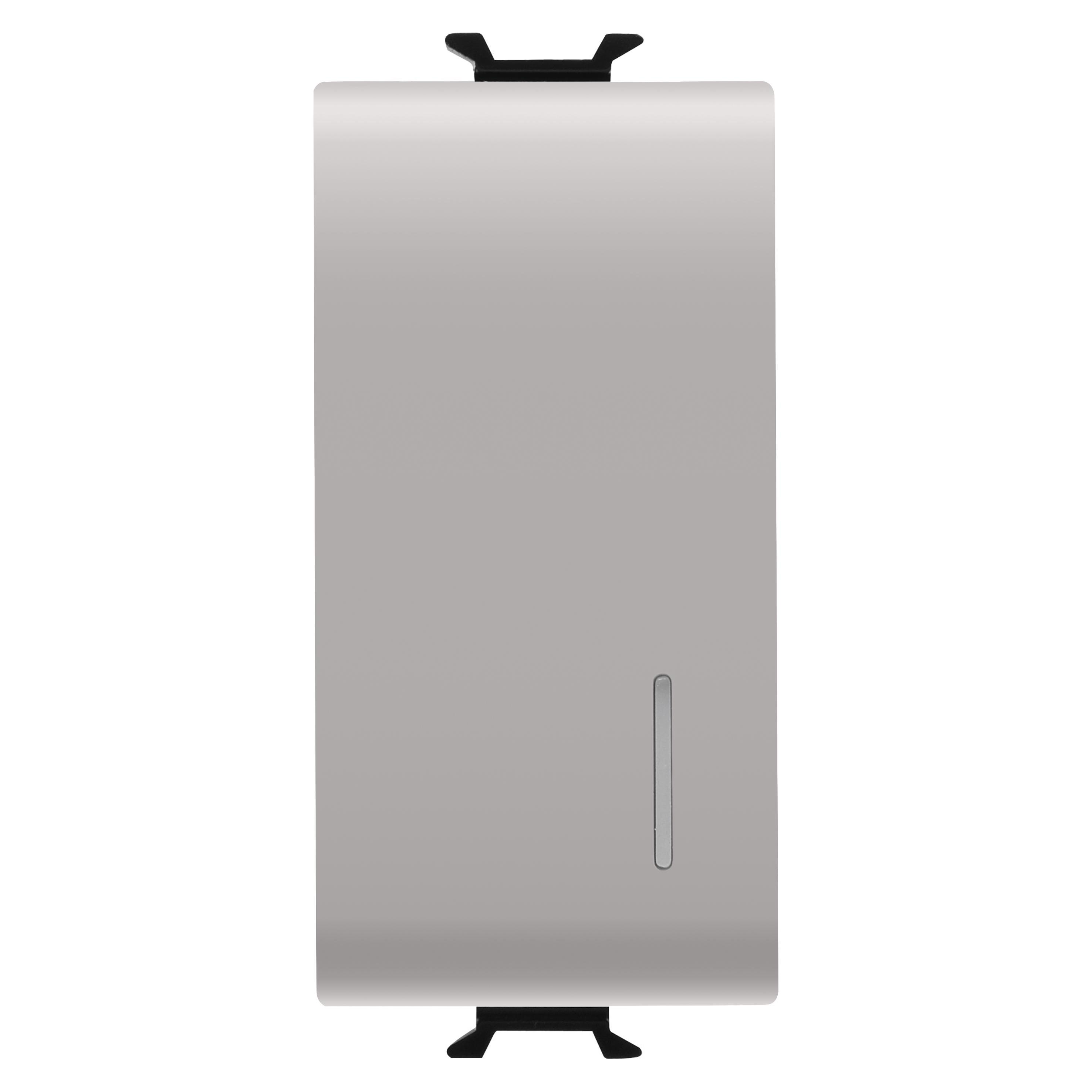 Выключатель одноклавишный Gewiss Chorusmart 1 модуль с подсветкой технополимер Бежевый (GW13002) Выключатель одноклавишный Gewiss Chorusmart 1 модуль с подсветкой технополимер Бежевый (GW13002)