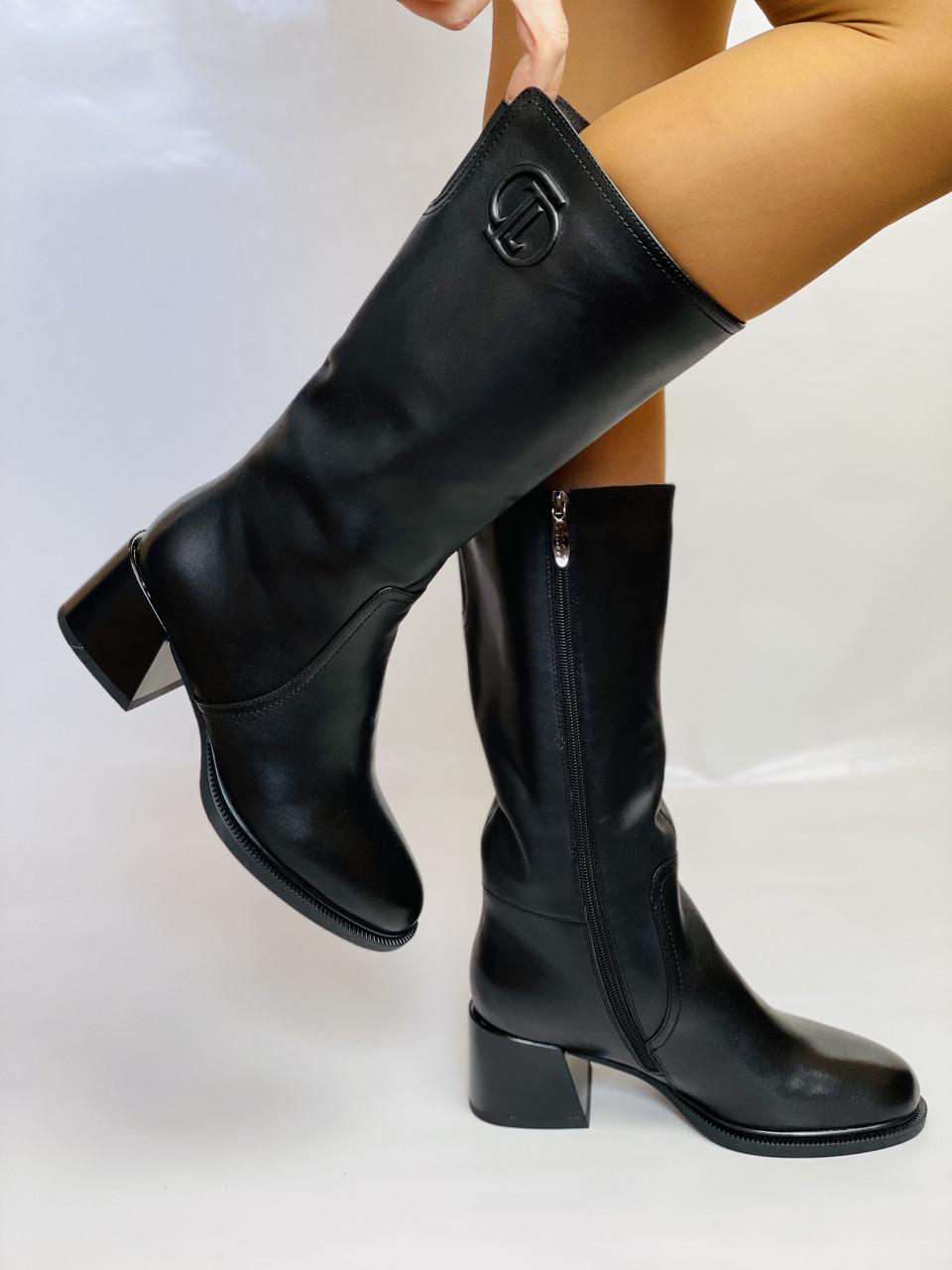 Сапоги женские зимние Gotti р. 40 25,5 см Черный (2688)