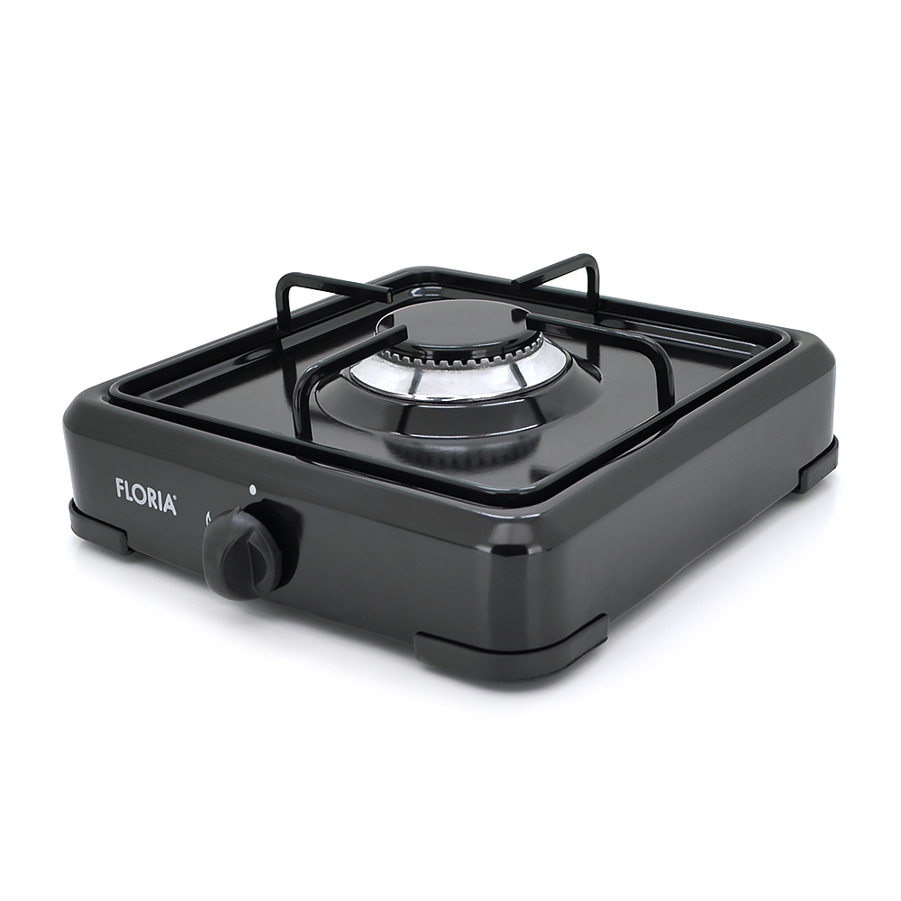 Плита газовая Floria ZLN7118 1 конфорка Black (YUT_V6121)