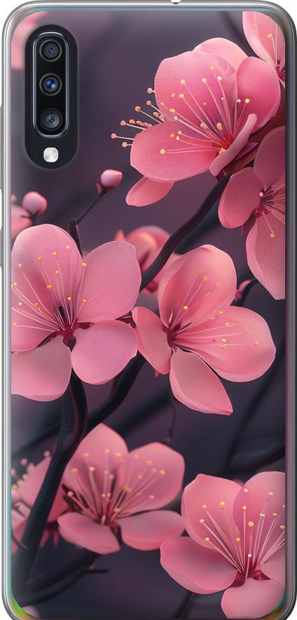 Чехол на Samsung Galaxy A70 2019 A705F Пурпурная сакура (6075u-1675-42517) Чехол на Samsung Galaxy A70 2019 A705F Пурпурная сакура (6075u-1675-42517)