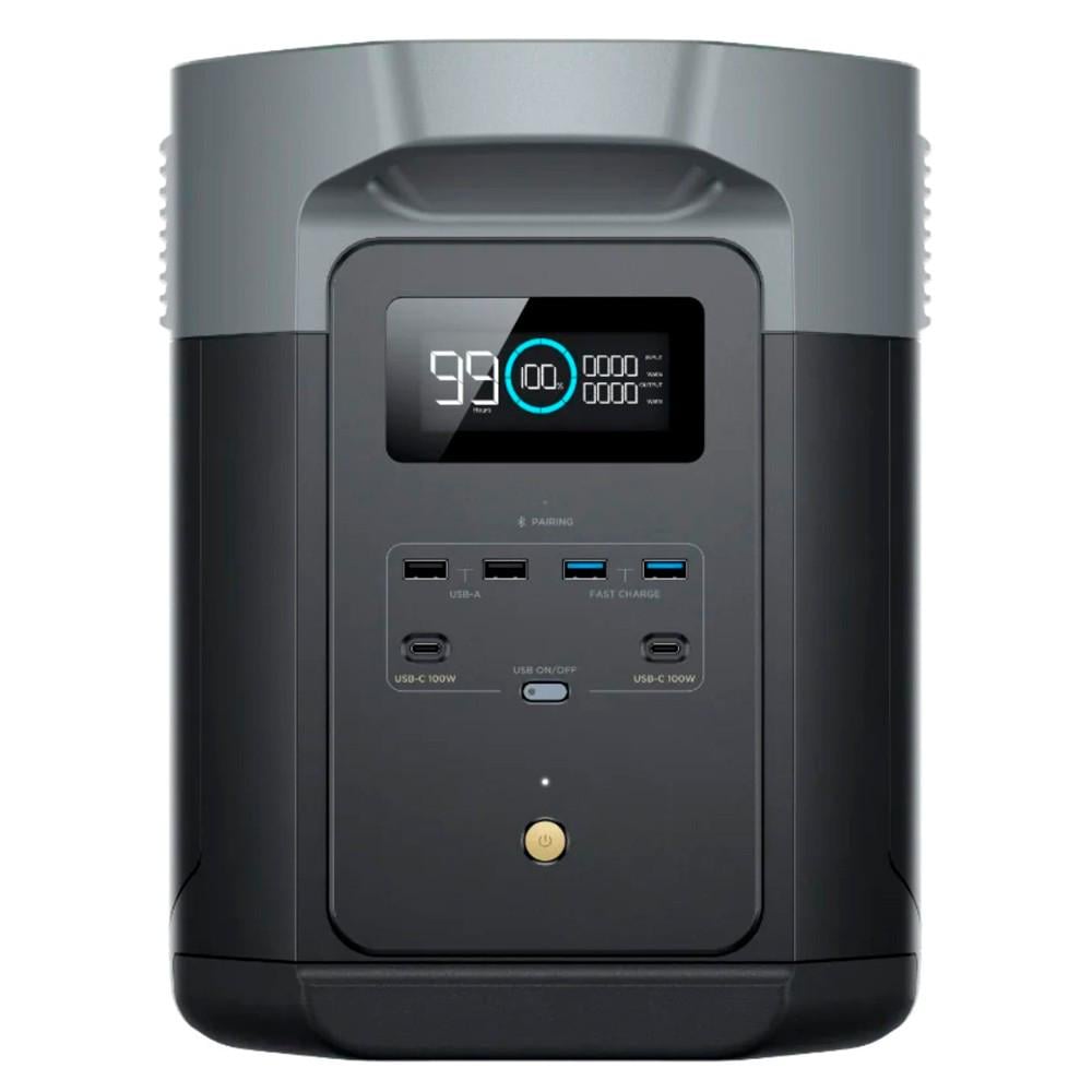 Зарядная станция портативная EcoFlow DELTA 2 Max 2400W пиковая 3100W LiFePO4 LFP электростанция для дома/UPS/ИБП (37520264)