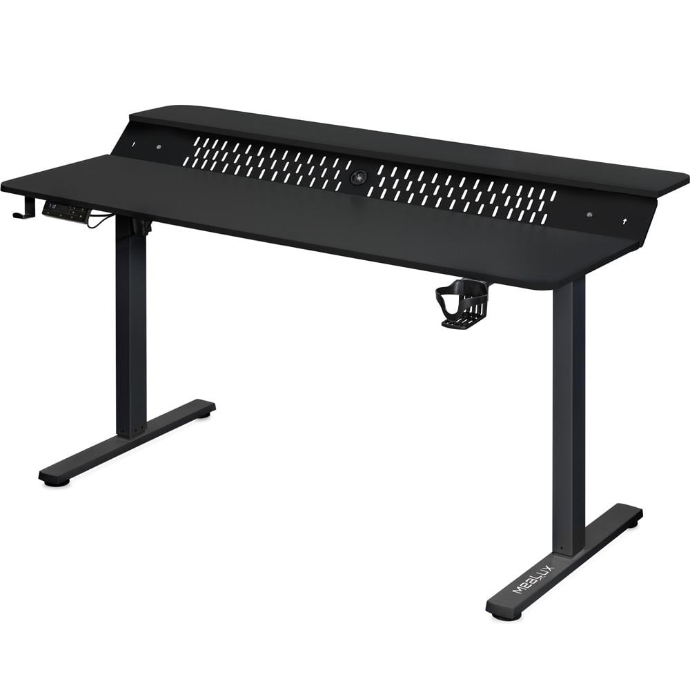 Стол с электрорегулировкой высоты Mealux PowerDesk Extra Black (EVO-262 B/B)