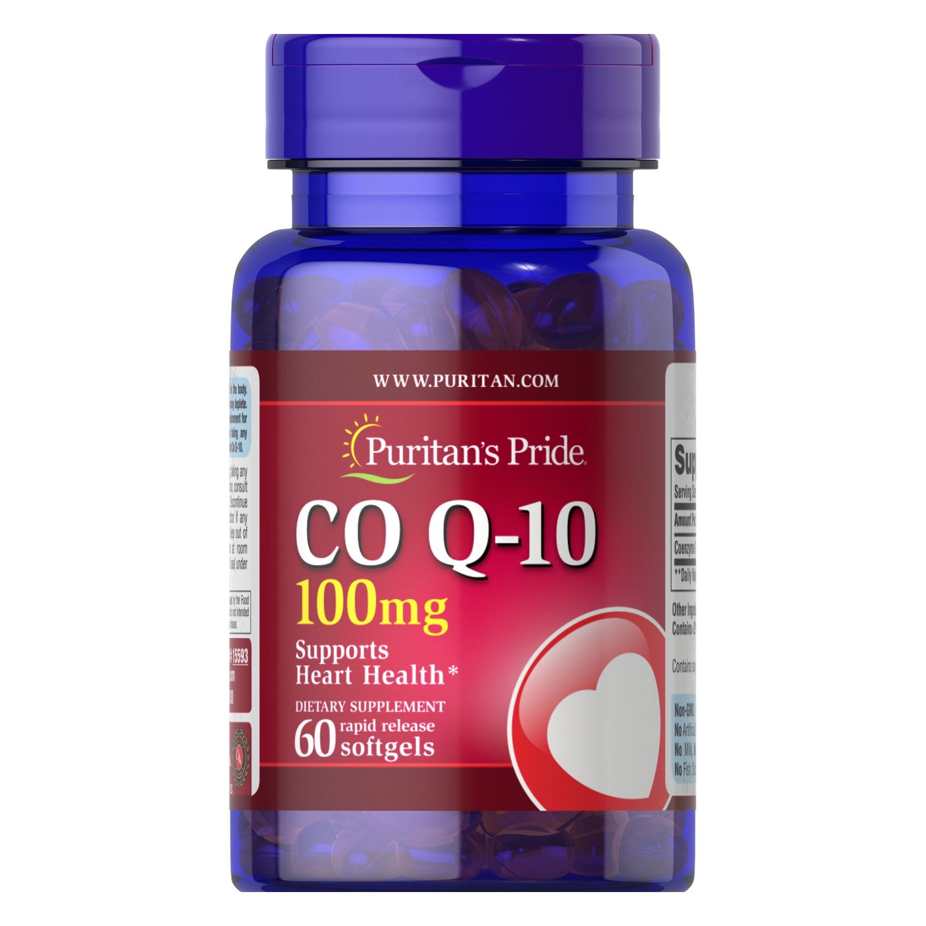 Натуральная добавка Q-SORB Co Q-10 100 mg 60 softgels (100-29-2371464-20)