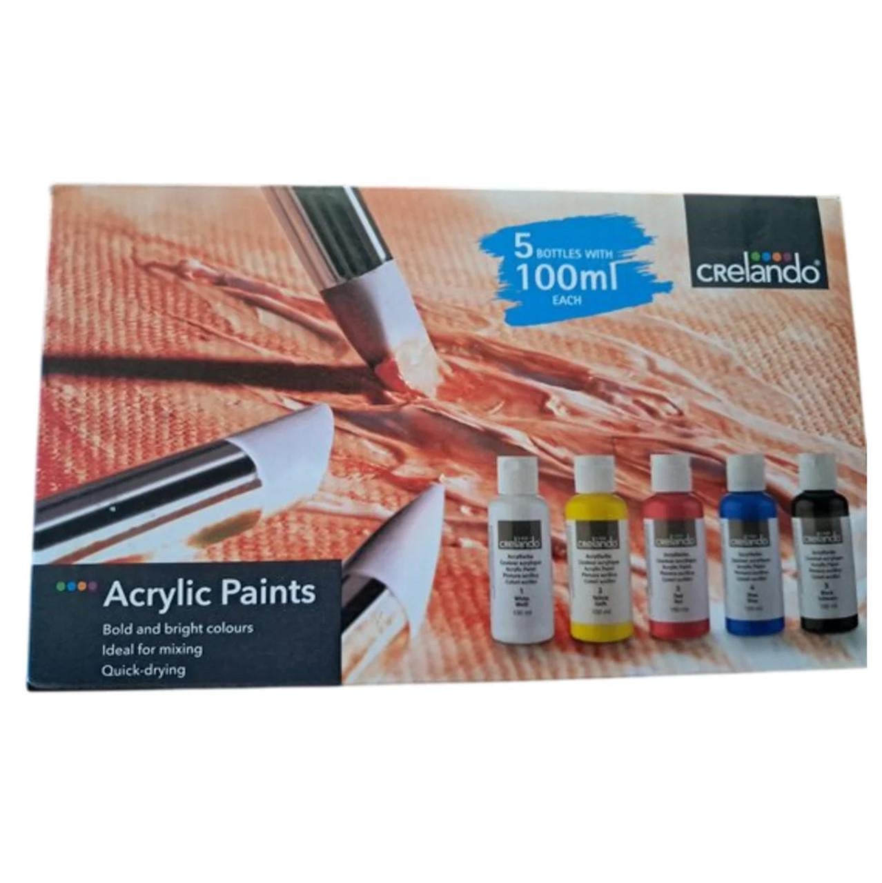 Краски акриловые Crelando 5x100 мл (2832970260)