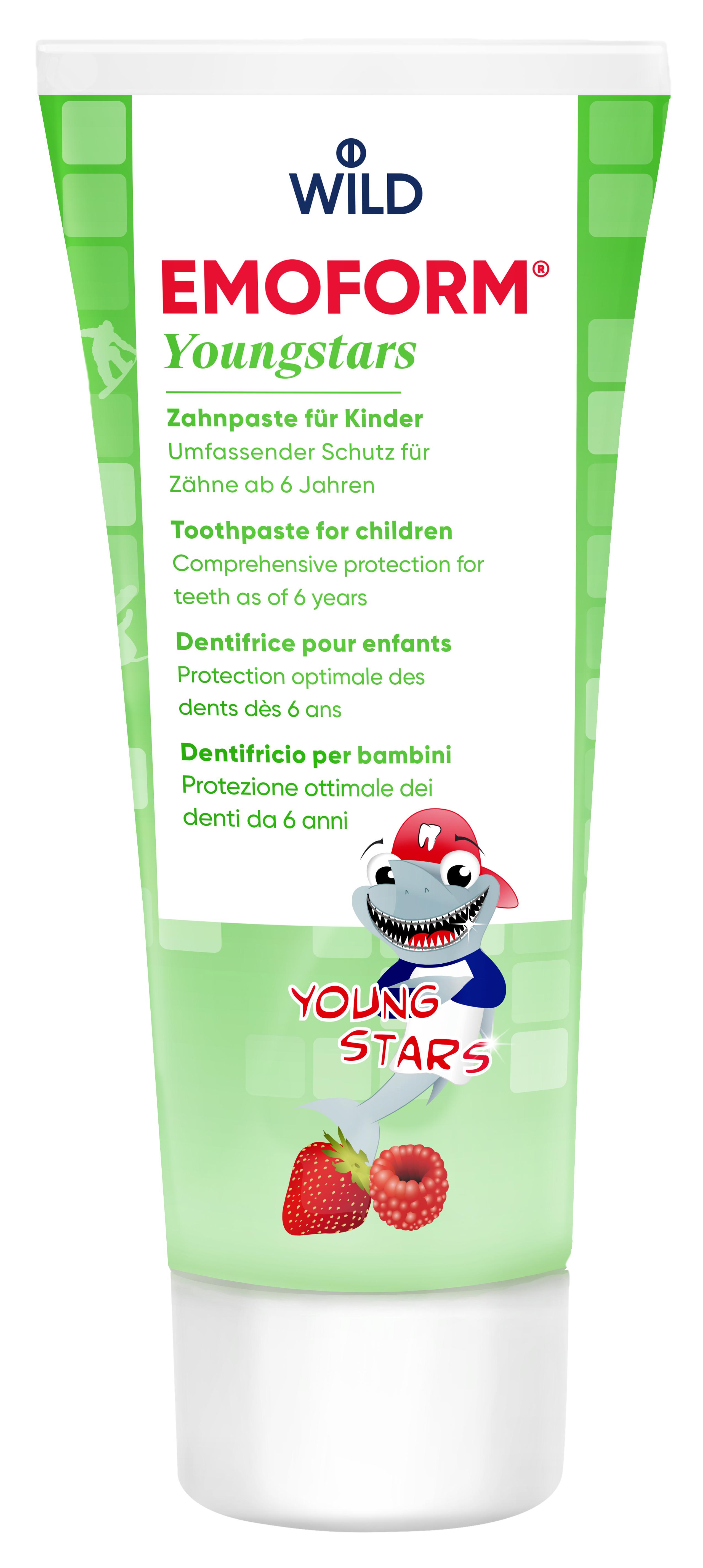 Зубная паста детская Emoform actifluor Youngstars 6-12 лет 75 мл (426)
