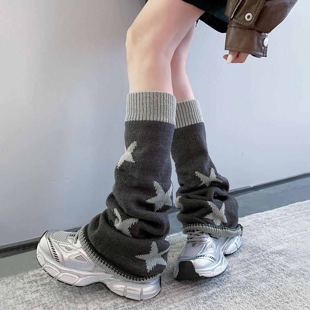 Гетры клеш Звезды XXXS-XL Темно-серый (57450)