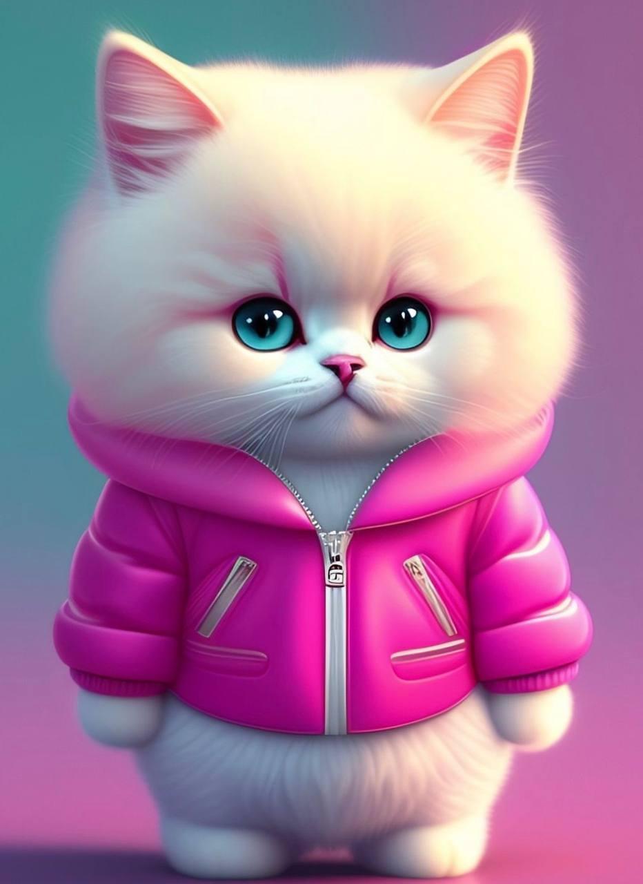 Алмазная мозаика Dream Toys Модный котенок 20х20 см (2987255262)