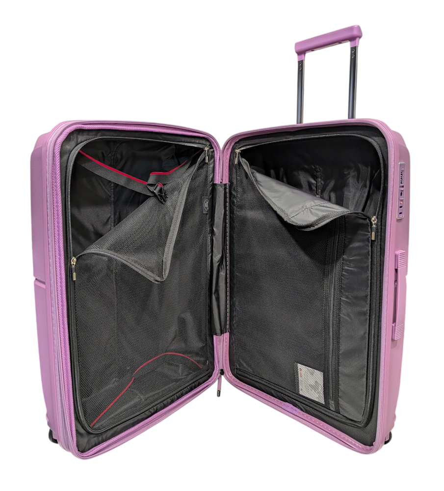 Валіза велика Airtex 245 поліпропілен L Рожевий - фото 3