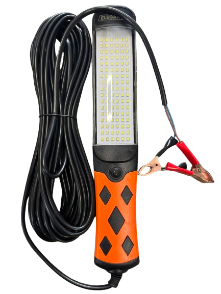 Лампа інспекційна Elegant PLUS 100 LED 10 м із затискачем (EL 101534)