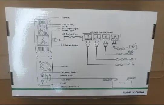Преобразователь UKC AC/DC UPS 800W CHARGE с зарядным устройством (8443) - фото 9 Преобразователь UKC AC/DC UPS 800W CHARGE с зарядным устройством (8443) - фото 9