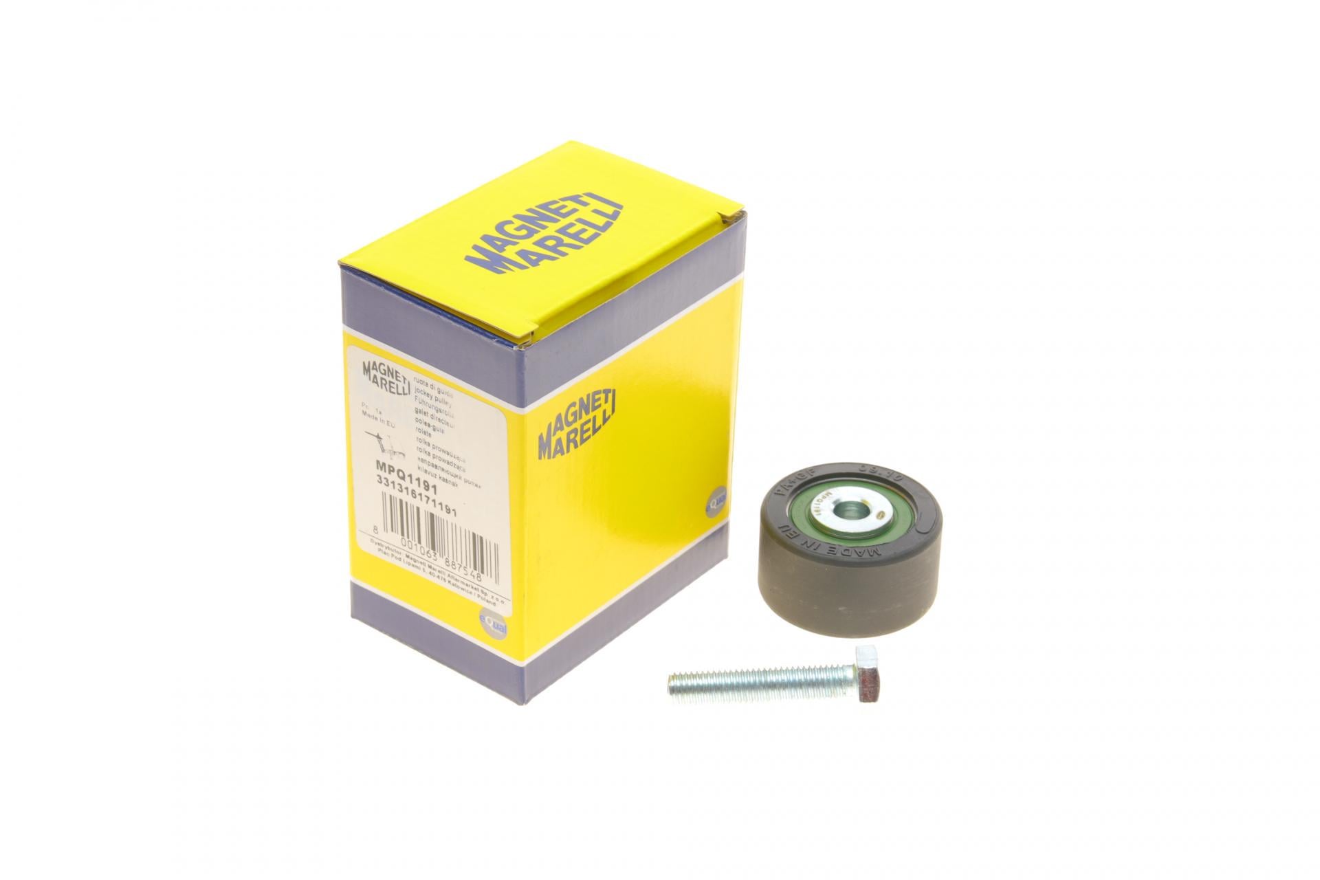 Ролик генератора MAGNETI MARELLI MPQ1191 331316171191 ЗАЗ-1102/Daewoo Lanos/Sens 1.4 99 паразитный