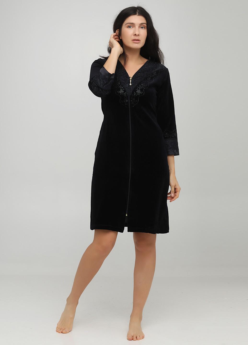 Домашний женский халат Romeo Life L Синий (3504-03)