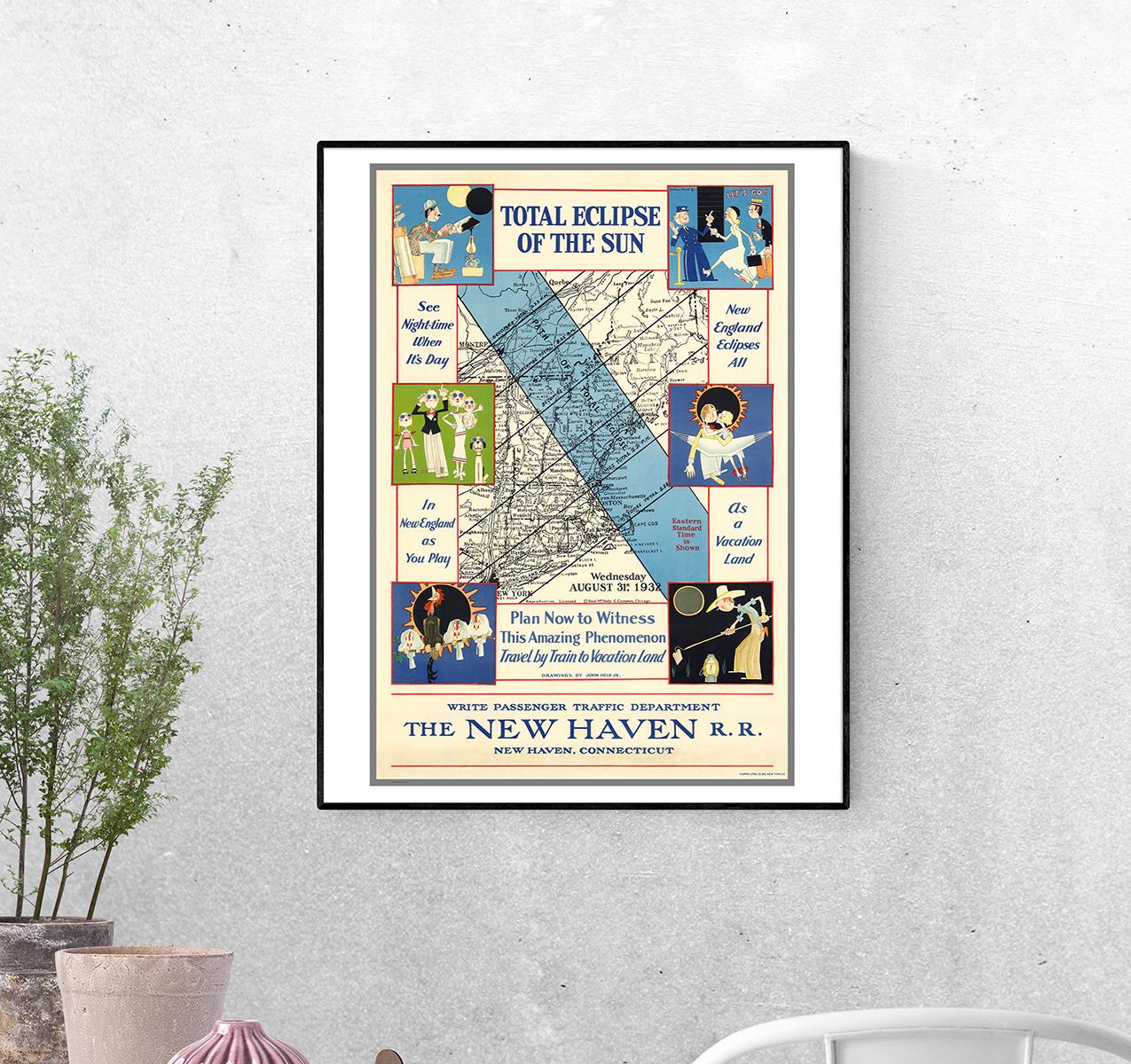 Постер Полное затмение солнца формат А-5