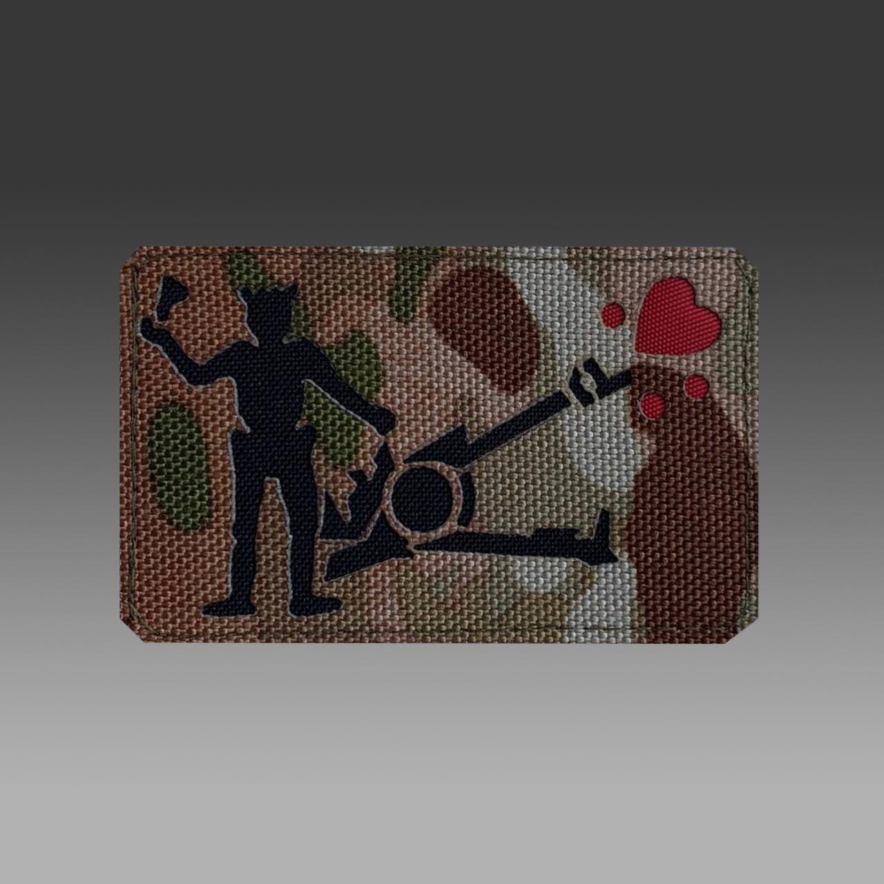 Шеврон на липучке Laser Cut ROP340 Черная Борода артилерист 50х80 мм Мультикам/Чорный (1169) - фото 2 Шеврон на липучке Laser Cut ROP340 Черная Борода артилерист 50х80 мм Мультикам/Чорный (1169) - фото 2