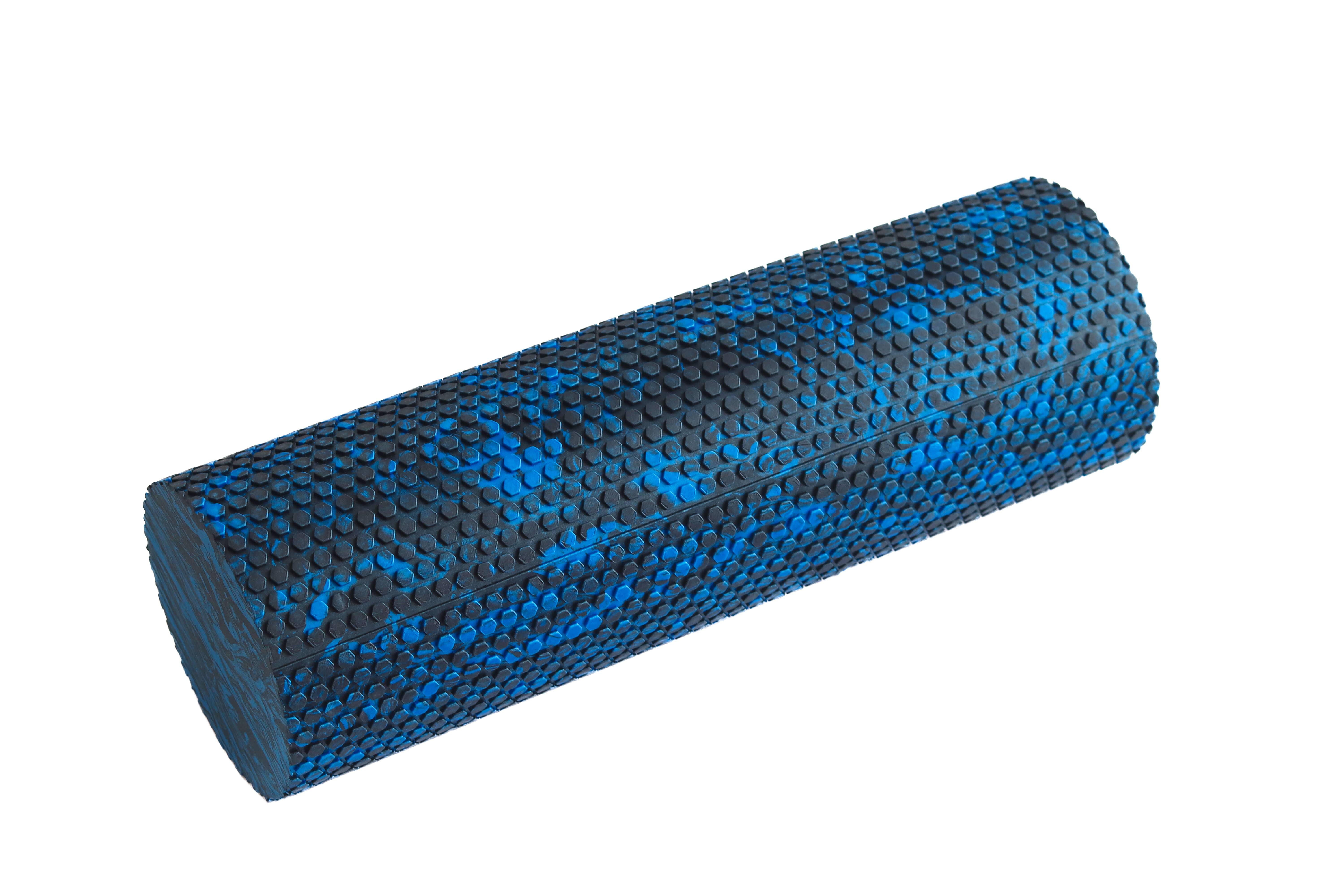 Массажный ролик для спины и тела MFR roll 45х15 см Black/Blue
